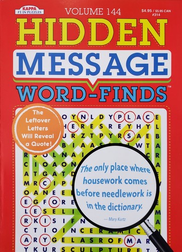 Hidden Message Word-Finds Puzzle Books Kappa Games,Search,Hunt~Pick up to 15Vols - Imagen 66 de 224
