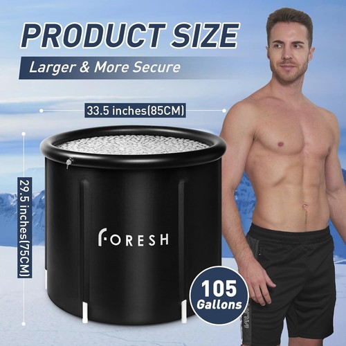 Ice Bath Tub Ice Bath Tub for Athletes Recovery Cold Plunge Tub Outdoor Portable - Picture 6 of 8