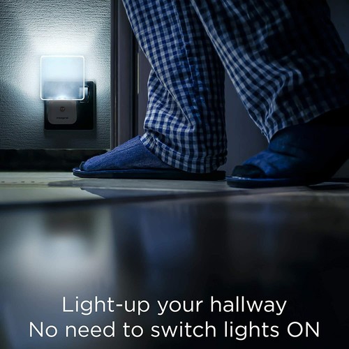 Enchufe de luz nocturna LED sensor automático ahorro de energía para niños, luz de seguridad para bebés. - Imagen 4 de 7