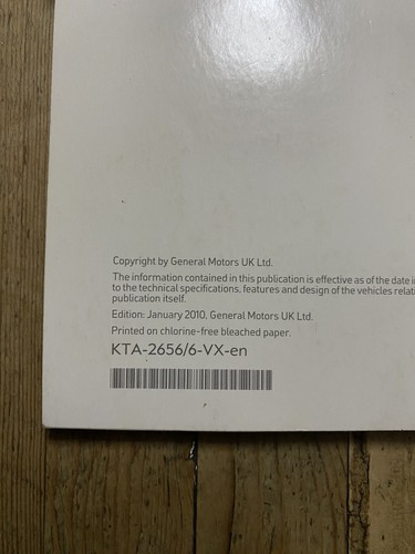 06-11 VAUXHALL CORSA OWNERS HANDBOOK MANUAL PACK AND WALLET 2010 Ref15793 - Picture 21 of 24