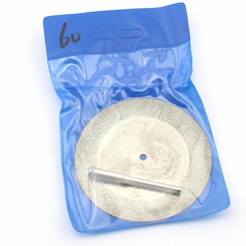 "Hojas de sierra giratoria de diamante de 60 mm 2-3/8"" pulgadas vástago de disco de corte de 1/8" - Imagen 10 de 24