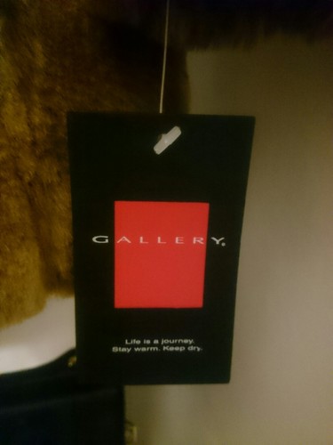 de Abrigo Gallery sintética piel marrón Uk grande suave Bnwt 14 UEAwxq5Tw