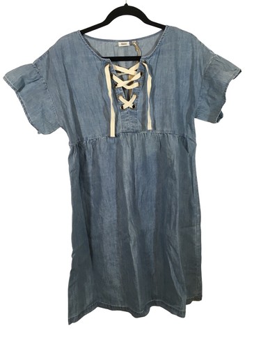 NWT True Craft Jean Dress Original Handcrafted Southern Design Size L