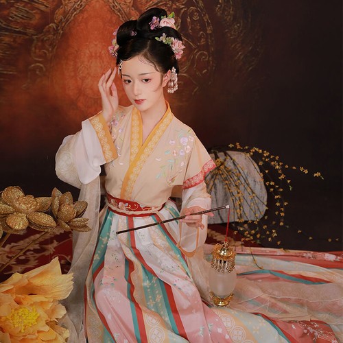 Vestido tradicional chino: Hanfu 3 piezas/juego (varios estilos) - Imagen 46 de 62