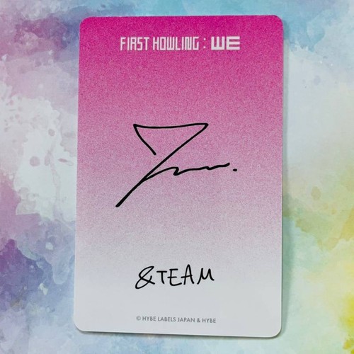 &TEAM First Howling : WE Photo card Official Merch andteam Weverse Japan PC - Picture 102 of 102