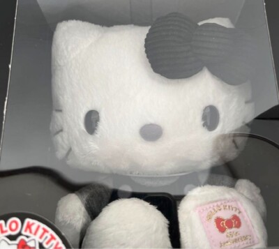 Plush Toy Sanrio Hello Kitty 45th Anniversary Monotone Doll with