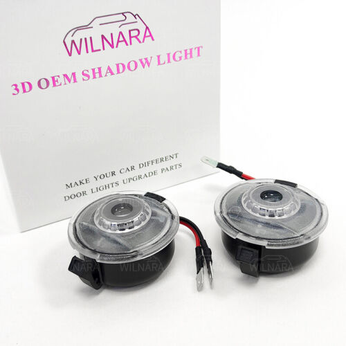 2Pcs For Ford HD LED Mirror Courtesy Puddle Lights Ghost Shadow Projector - Picture 2 of 43