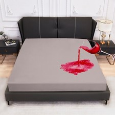 Waterproof Mattress Protector with Deep Pocket Bed Fitted Sheet Cover Breathable