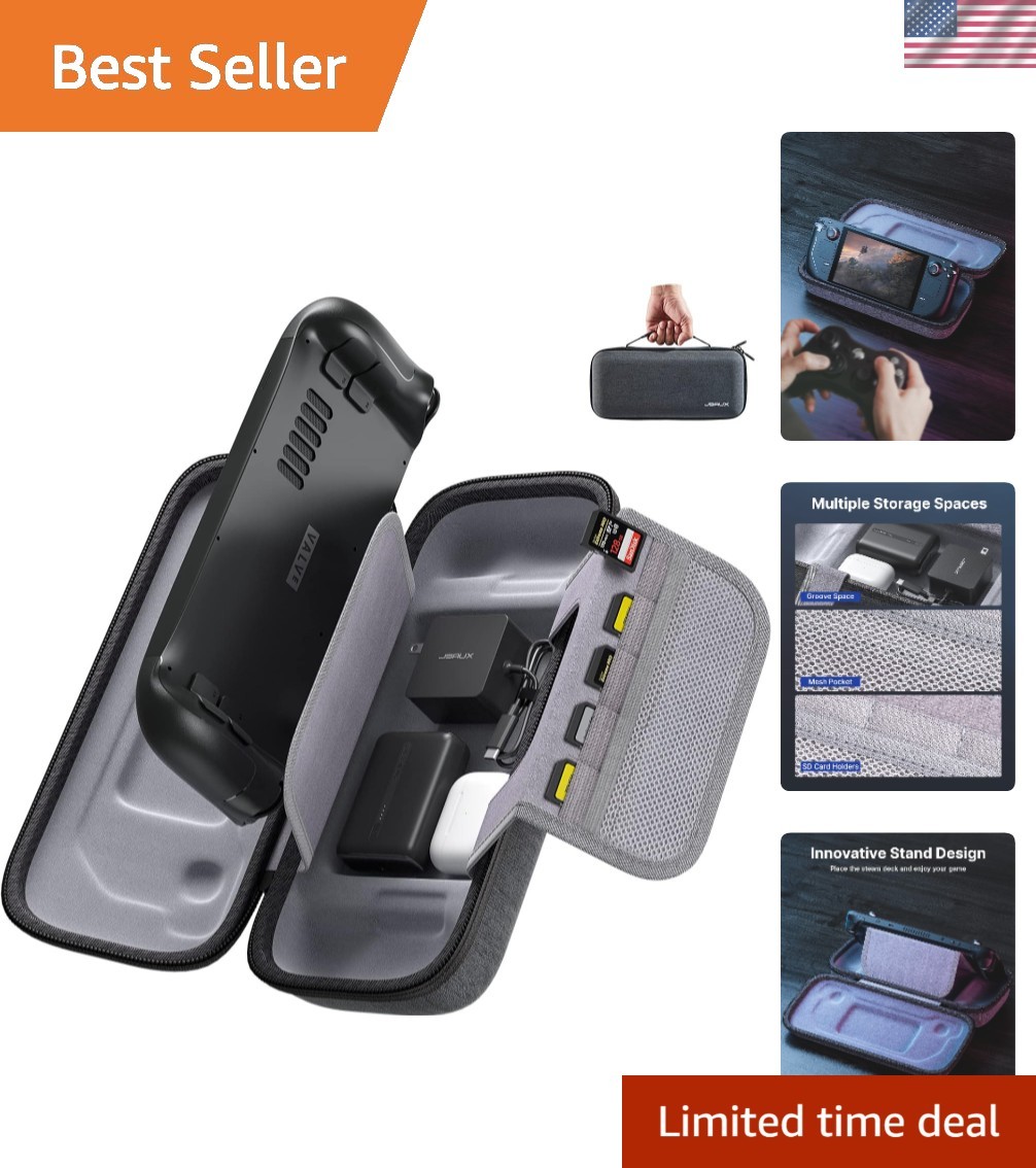 Compact Hard Shell Case for Steam Deck: Ultimate Protection and