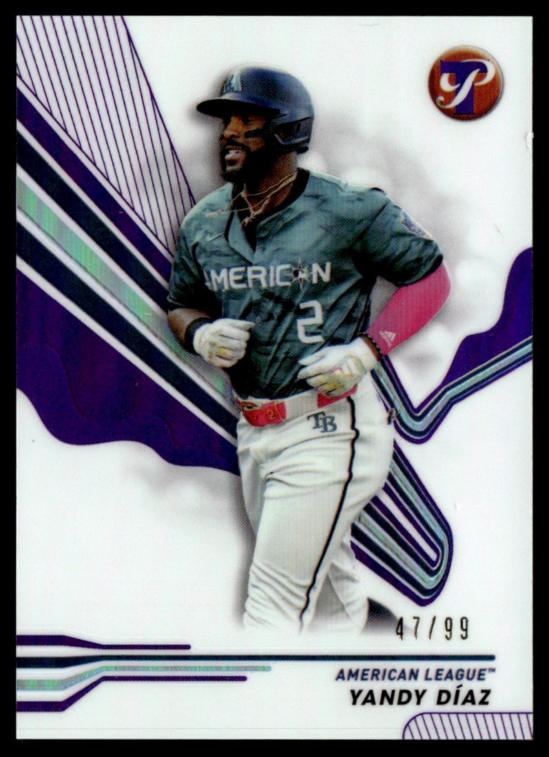 2024 Topps Pristine Purple Refractor Yandy Diaz 47/99 #272