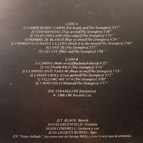 THE STRANGLERS OFF THE BEATEN TRACK LP Vinyl 1986 Argentina Liberty Compilation - Picture 3 of 7