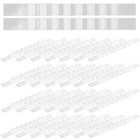  100 Pcs Wardrobe Hanger Anti-slip Stripes Adhesive Clothes Grips