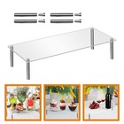  1 Satz Desktop-Kuchenhalter Transparentes Kuchenschale