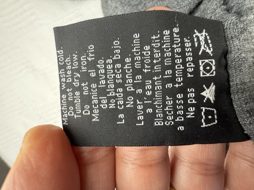 Omni Suéter de Lana Para Hombres XL Gris Pullover Camisa 1/4 Cremallera Poliéster Mezcla de Lana - Imagen 10 de 10