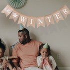 Winter Holiday Party Banner Decorations Indoor Snowflake Garland