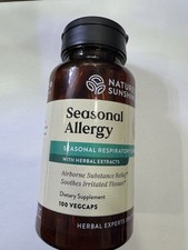 Nature’s Sunshine ALJ Seasonal Allergy Relief 100 Capsule Supplement Exp 11/2028