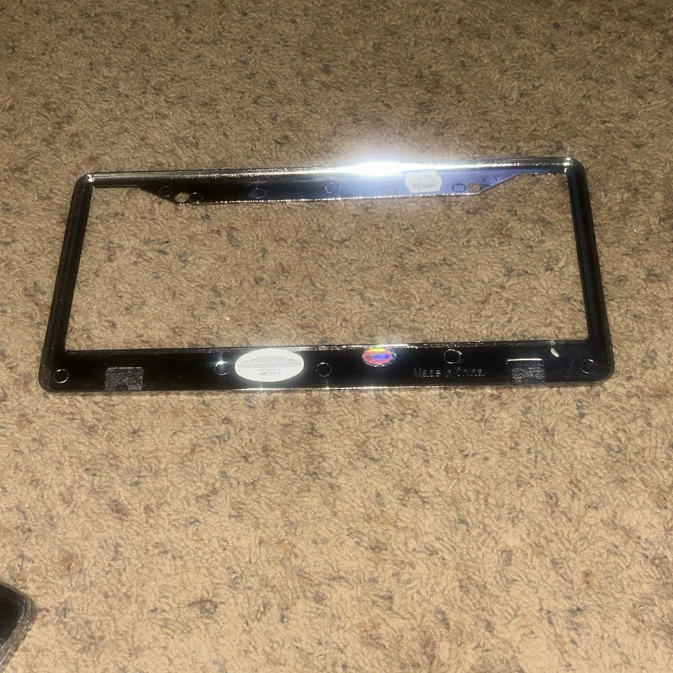 Quadro de placa Carl Edwards Wincraft #99 Office Depot Racing cromado novo em folha - Imagem 2 de 2