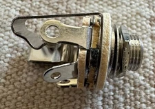 Stewmac Switchcraft-Type (12B) 1/4" TRS Stereo Jack, Made In USA - New Old Stock