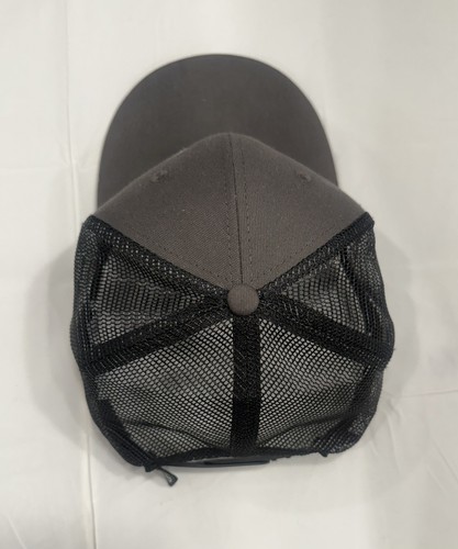 GTI Block Graphic Embroidered Volkswagen Black Hat Mesh Trucker Cap Adj Snapback - Picture 5 of 11