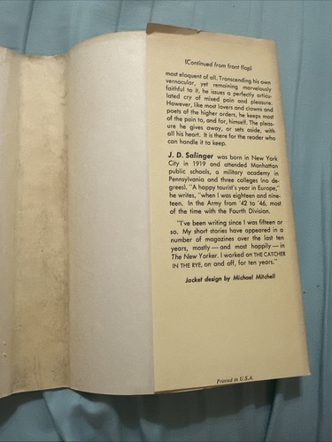 "The Catcher in the Rye" 1st Book Club Edition 1951 by J. D. SALINGER Very Good - Picture 13 of 20