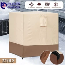 Waterproof Air Conditioner Cover Central AC Unit Heavy Duty Winter Outside 34”