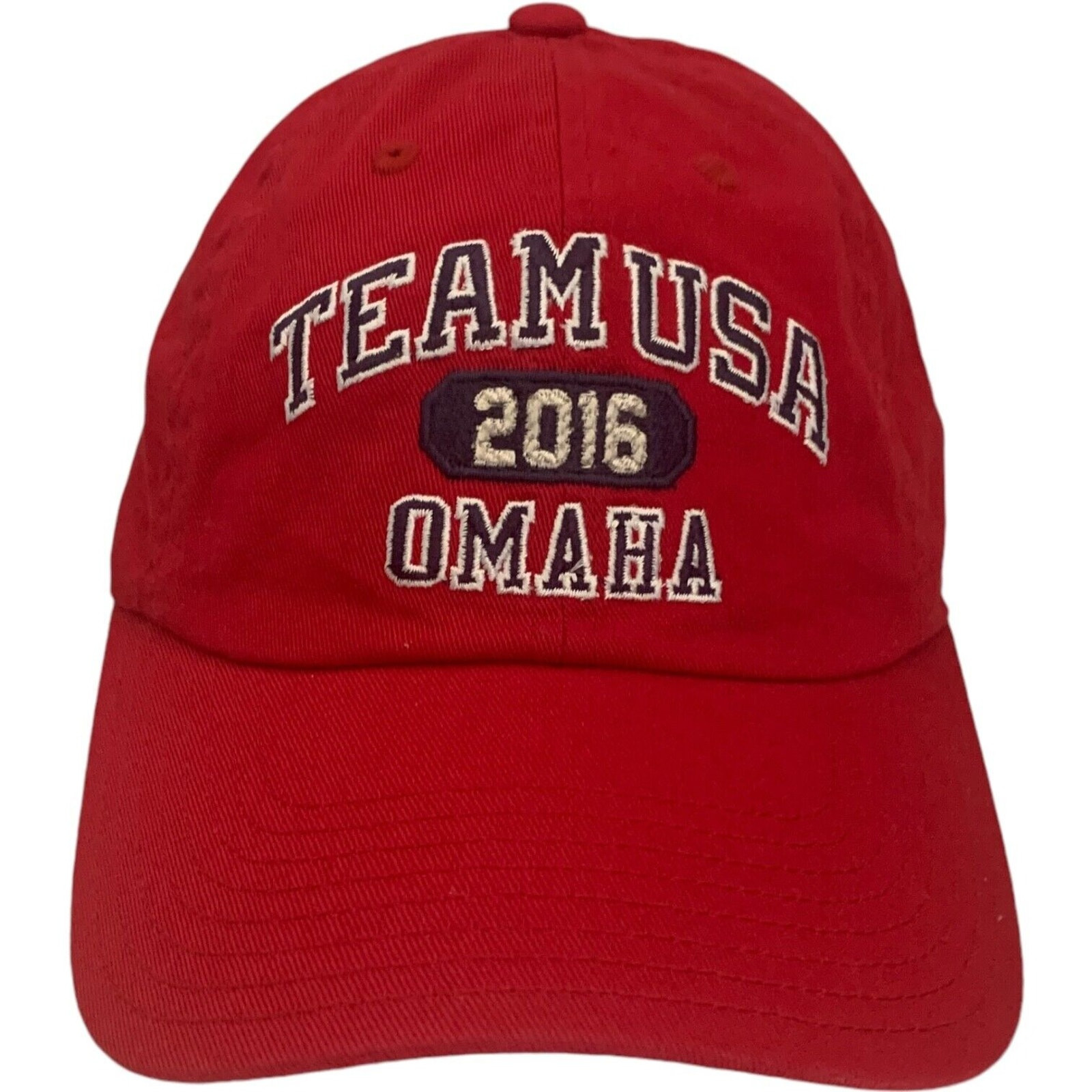 Team USA 2016 Omaha Olympic Trials Adjustable Strapback Cap