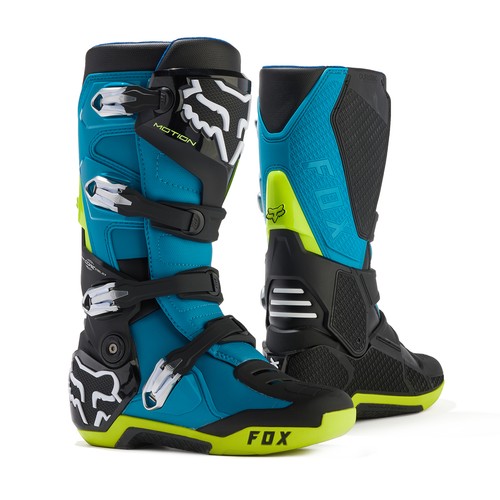 Fox Racing Motion Motocross Boots (Maui Blue) 29682-553-11.5-11.5-1