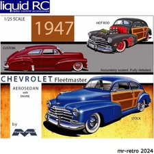 Moebius Models 2301 1947 Chevy Aero Sedan 1/25 Scale Model Kit