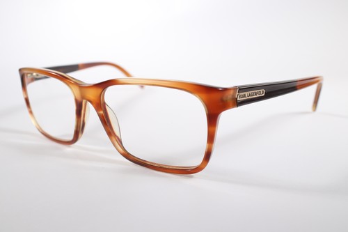 Karl Lagerfeld Brille KL 16 Herren Braun Vollrand Kunststoffbrille Brillengestell 54mm