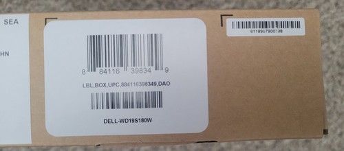 Dell WD19S USB-C 180W Dockingstation 07GFHN - Brandneu - Bild 4 von 6