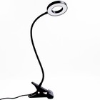 LáMpara de Escritorio 48 LED LáMpara de Escritorio con Clip Luz de Mesa de 9407
