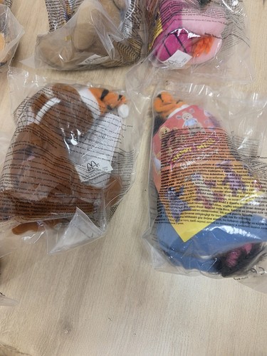 7 X McDonalds Happy Meal Toy 2000 Winnie The Pooh New And Sealed In Bag - Picture 5 of 6
