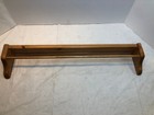 Vintage Rustic Country Style Wall Shelf Wood Primitive Towel Rack 24"
