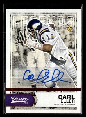 2016 Panini Classics Carl Eller Significant Signatures Bronze Auto /49 UX7847