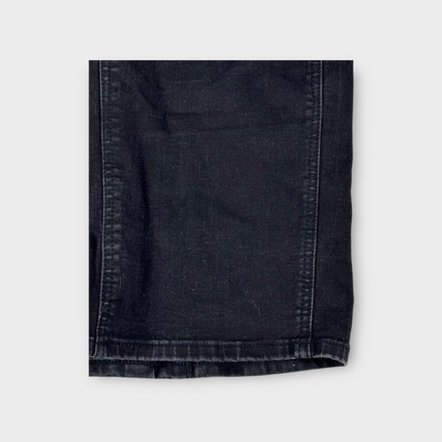 Wrangler Black Hi Pencil Cotton Blend Denim Skirt Womens 8 Casual - Picture 2 of 11