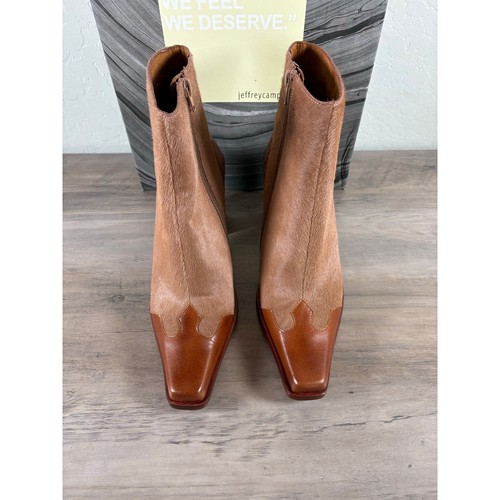 Jeffrey Campbell Calimity-L Brown Combo Women’s Boots Size 9 New in Box - Picture 5 of 9