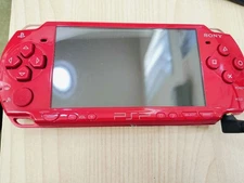 Sony PlayStation Portable PSP 2000 Red Console Charger Japan Tested