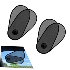 2PCS Car Side Windows Shades, Anti-glare Suction Cup Door Side Sunshade,