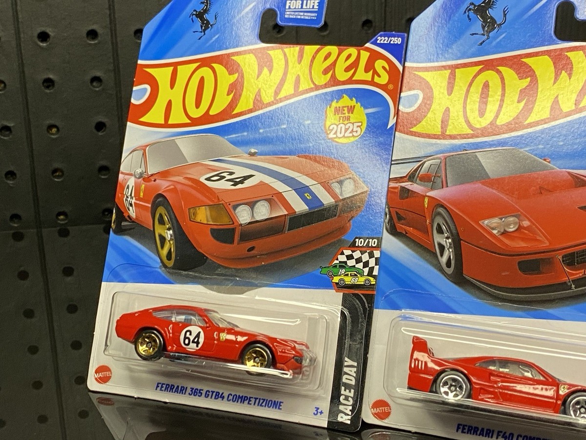 2025 Hot Wheels FERRARI 365 GTB4 /F40 COMPETIZONE/ SF90