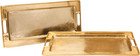 Decorative Gold Trays by Objet D’Art, Beaufort Rectangular Bar Tray for Living R