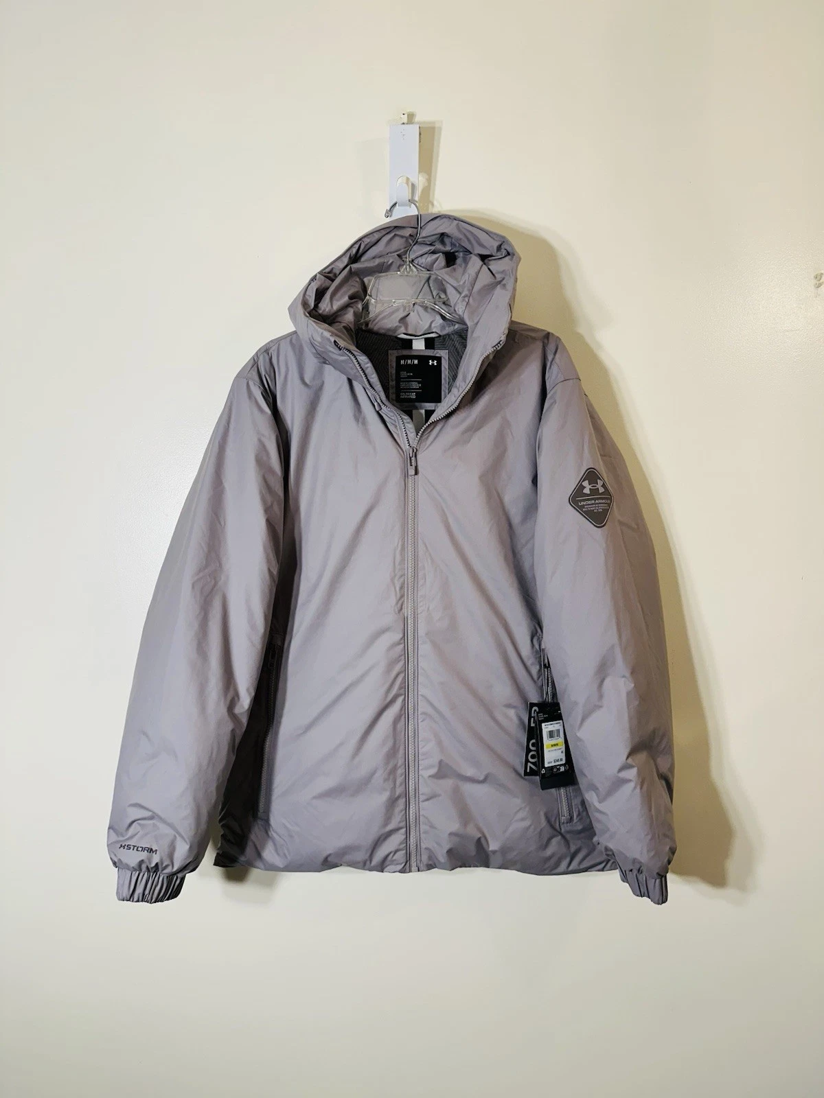 Under Armor Storm Limitless Down FP 700 hooded jacket gray NWT size M $245.00
Opens in a new window 