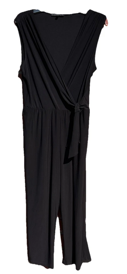 Mono para mujer L Tiana B negro tejido tirar en lateral elegante o informal hasta el suelo Foto 2 de 4