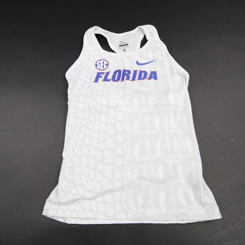 Florida Gators Nike Sleeveless Shirt Women's White/Animal Print New - 第 1/11 張圖片