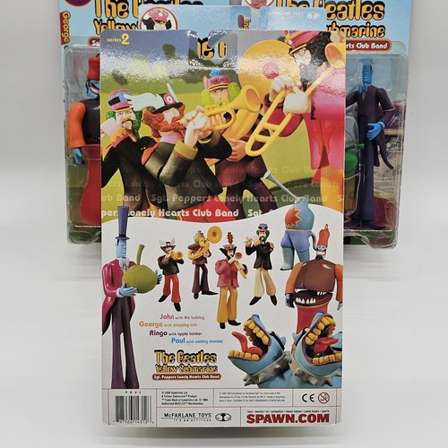 The Beatles Yellow Submarine Set of 4 Figures 2000 McFarlane Toys Series 2 - NIB - Picture 10 of 11