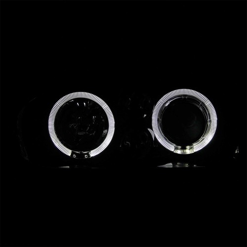 Glossy Black 93-98 Vw Golf Mk3 Projector Head Lights+Driving Fog Lamps - Picture 5 of 9
