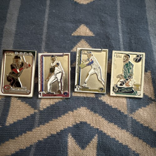 Topps Enamel Pin Lot Of 4 - Elly De La Cruz, Julio Rodriguez, Witt Jr, K. Rocker