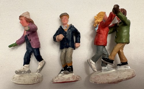 Pista de hielo Lemax Carole Towne Pine Ridge Animated Village 2008 luces música obras - Imagen 18 de 24