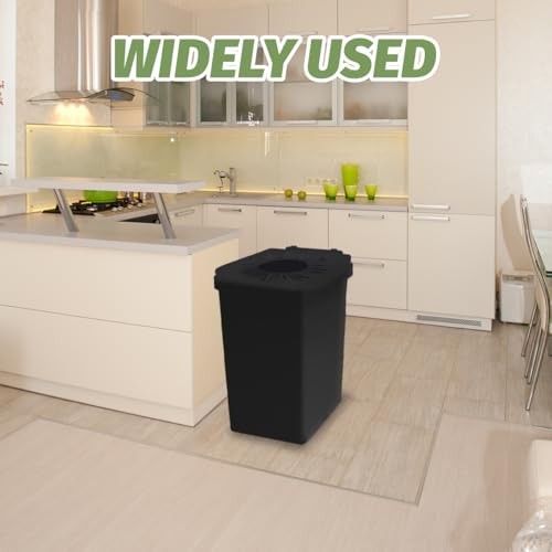 4 Pcs 23 Gallon Stretch Trash Can Covers Outdoor,Black Spandex Garbage Covers - Picture 8 of 8