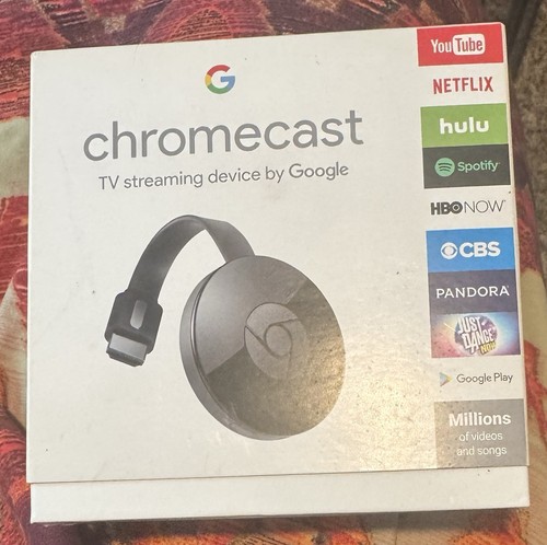 Google Chromecast HD Media Streamer New Open Box