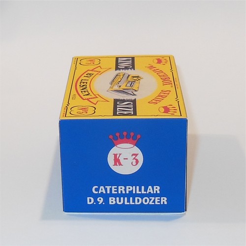Matchbox King Size 3a Caterpillar D.9 Bulldozer C Style Repro Box - Picture 3 of 5